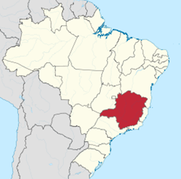 mapa mg atuacao